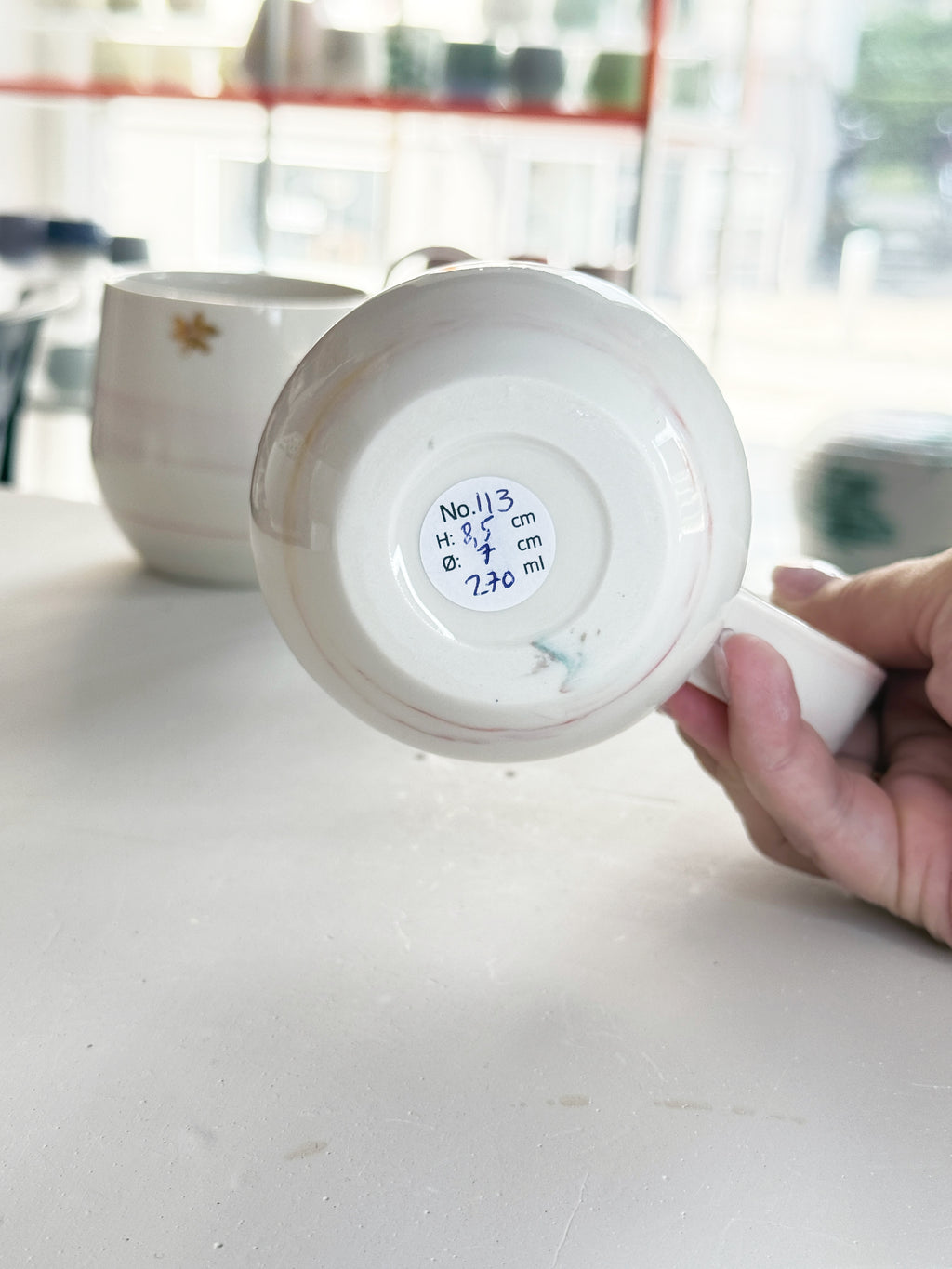 Kop nr. 113 - Porcelæn