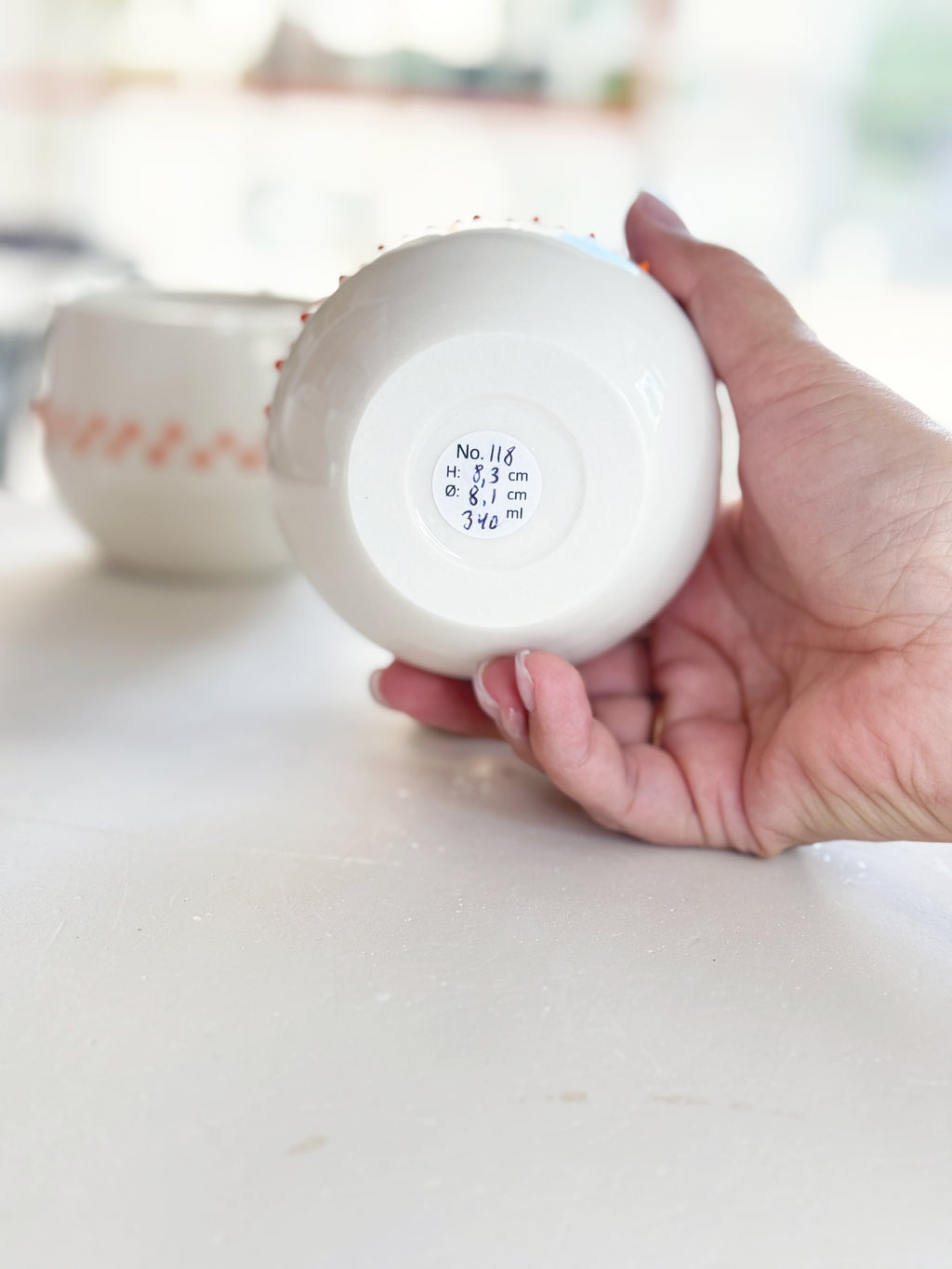 Kop nr. 118 - Porcelæn