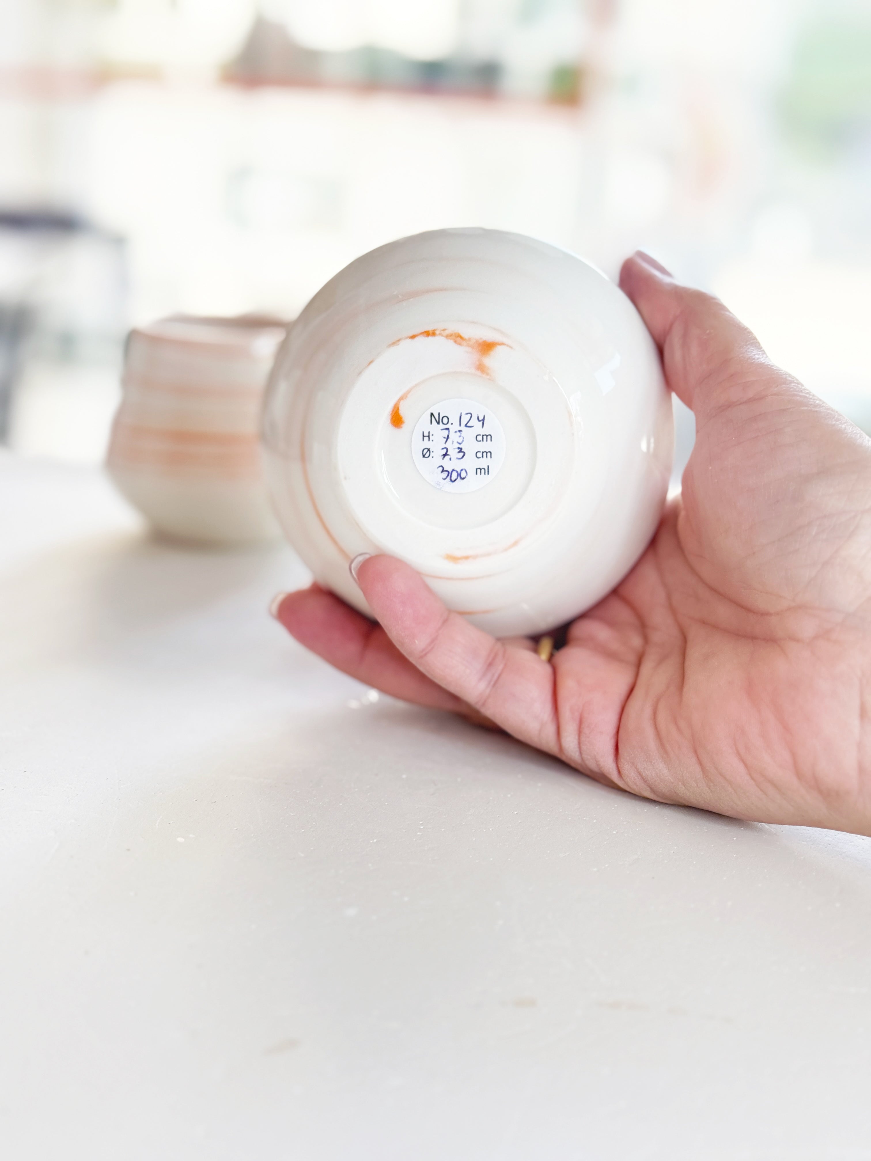 Kop nr. 124 - Porcelæn