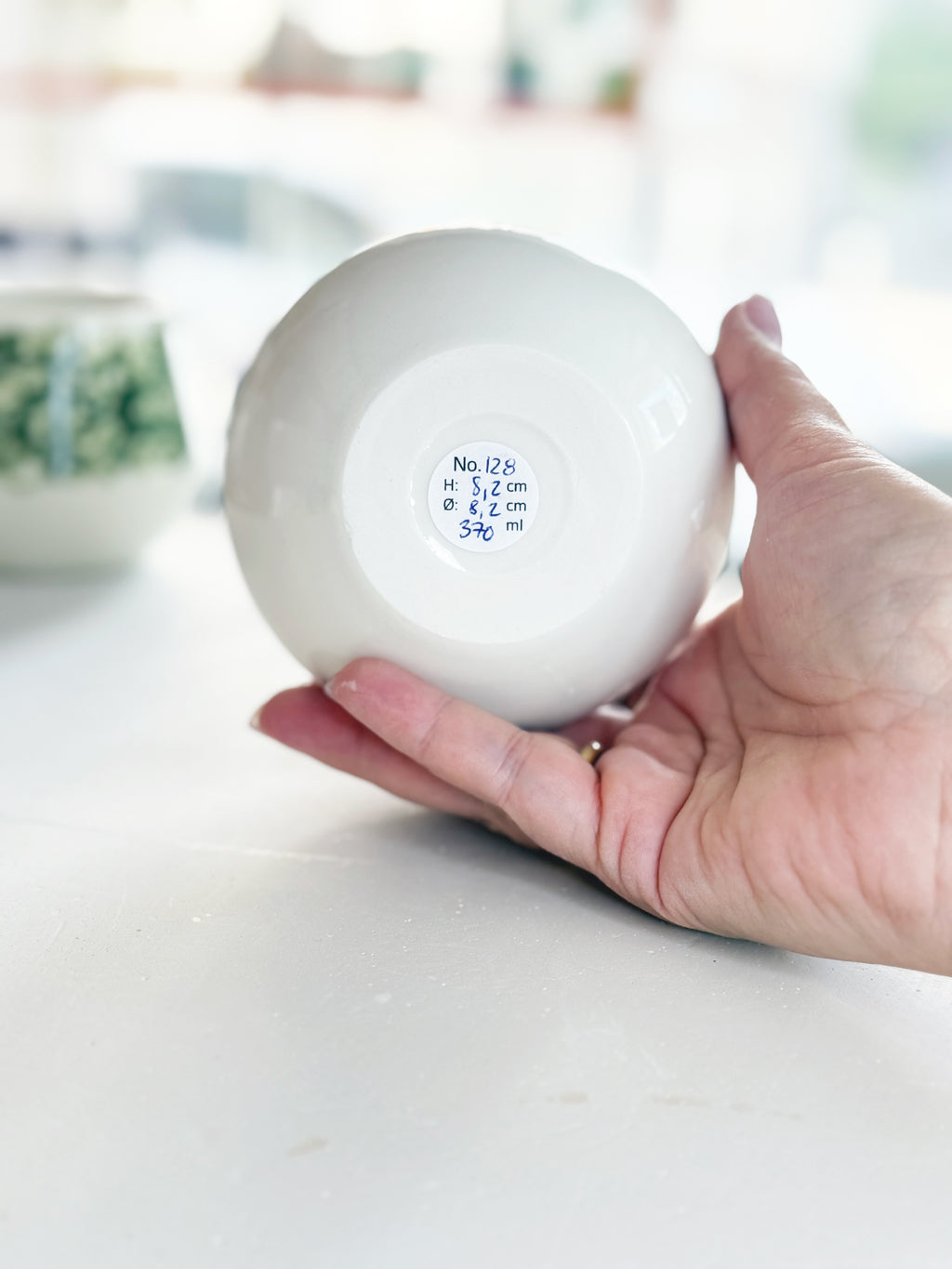 Kop nr. 128 - Porcelæn