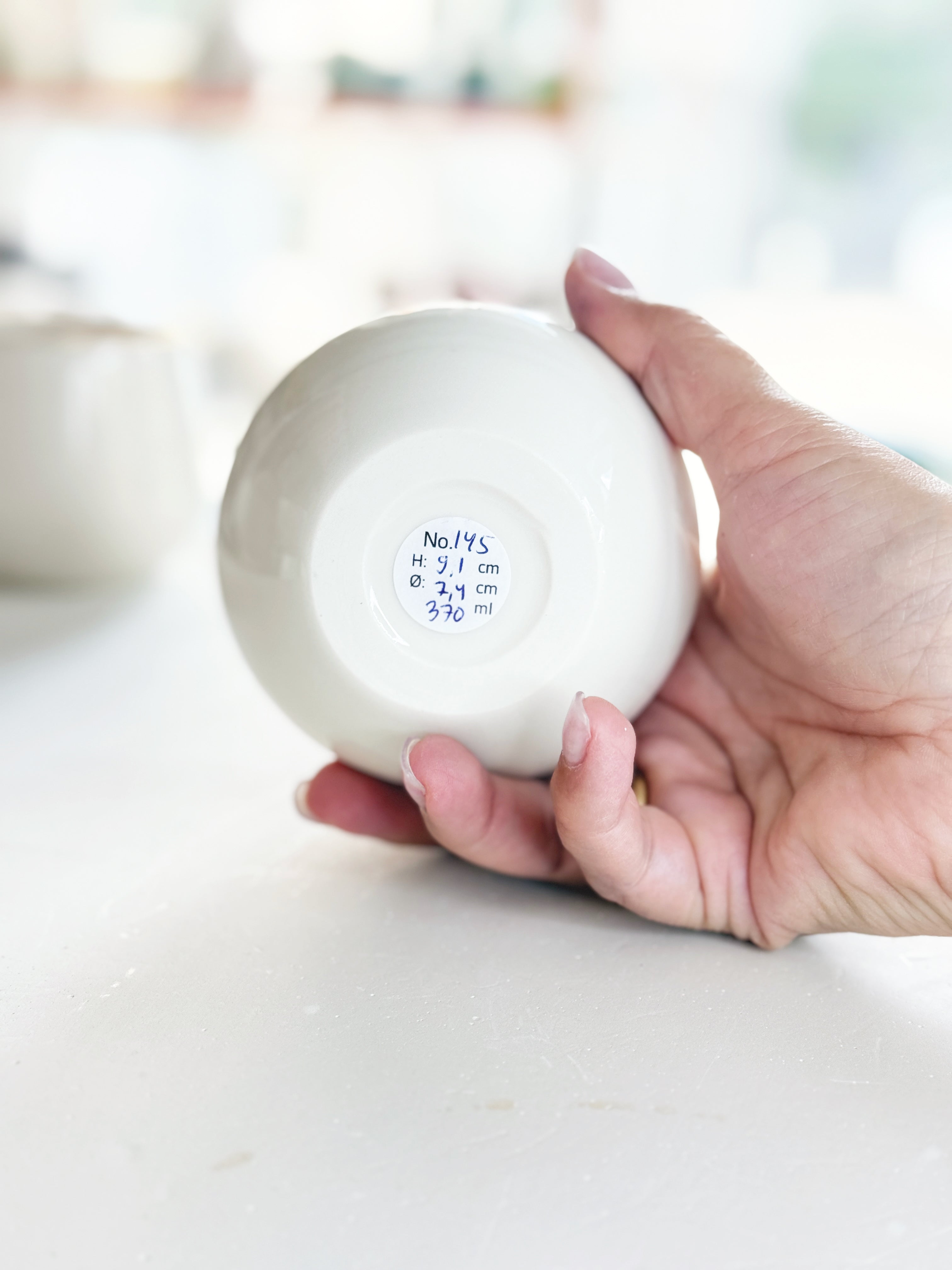 Kop nr. 145 - Porcelæn