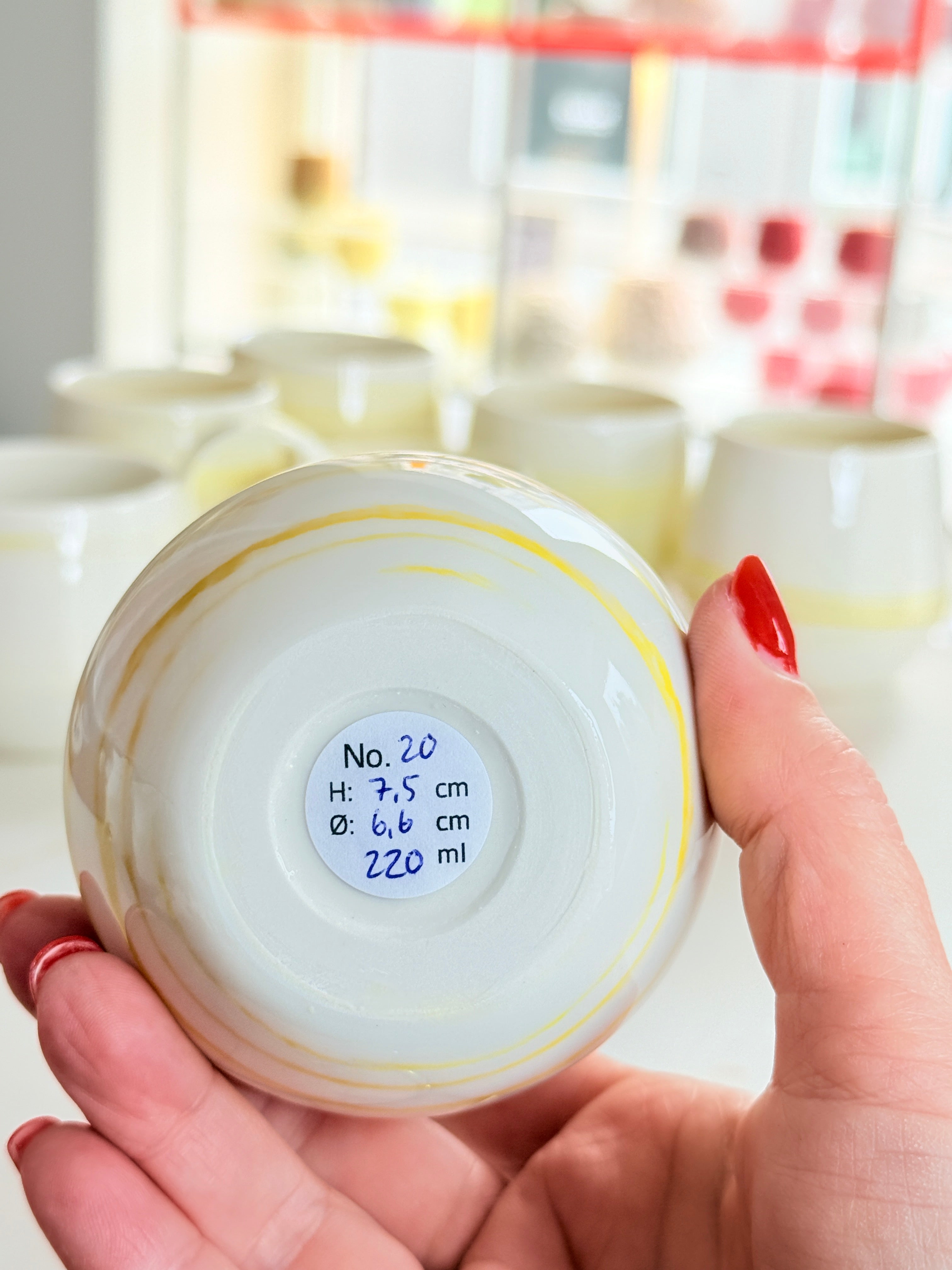 Kop nr. 20 - Porcelæn