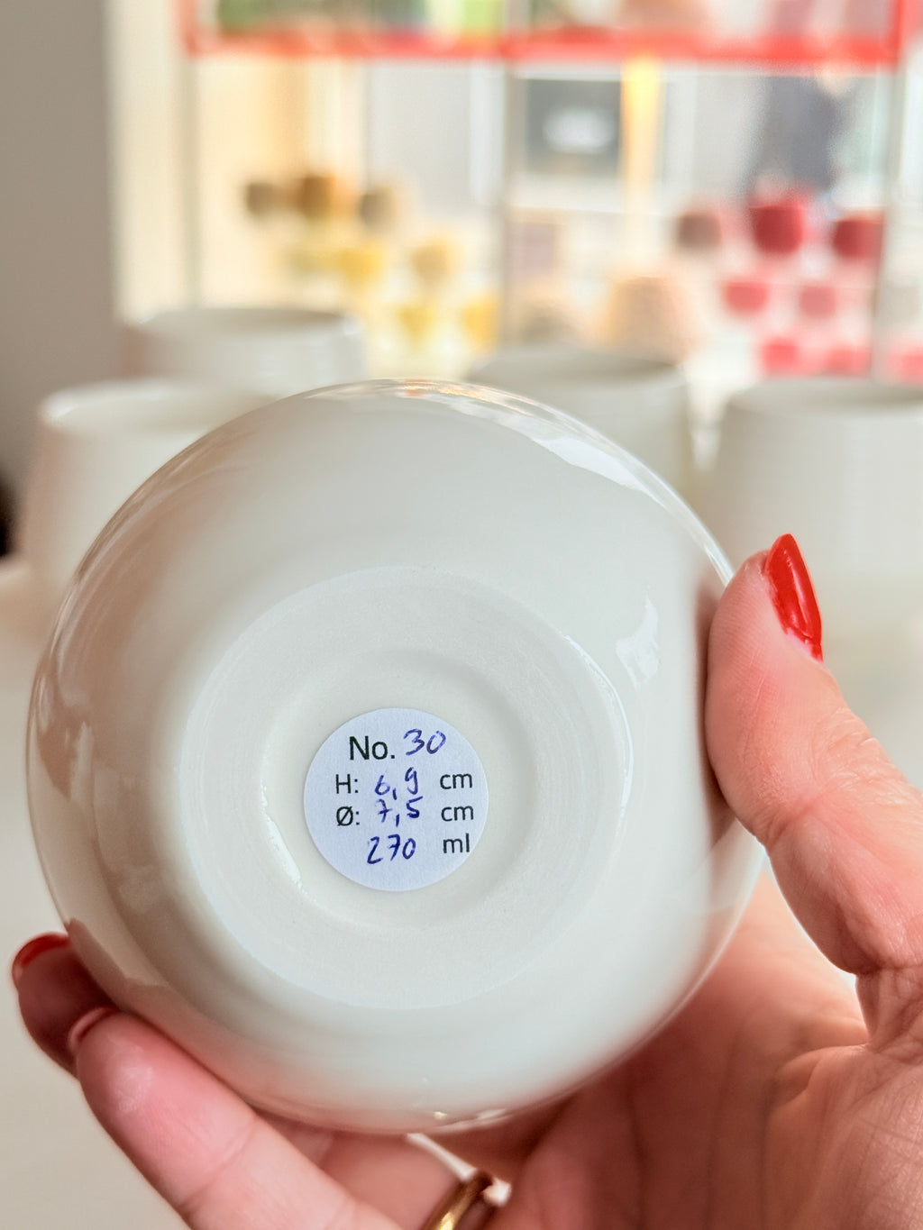 Kop nr. 30 - Porcelæn