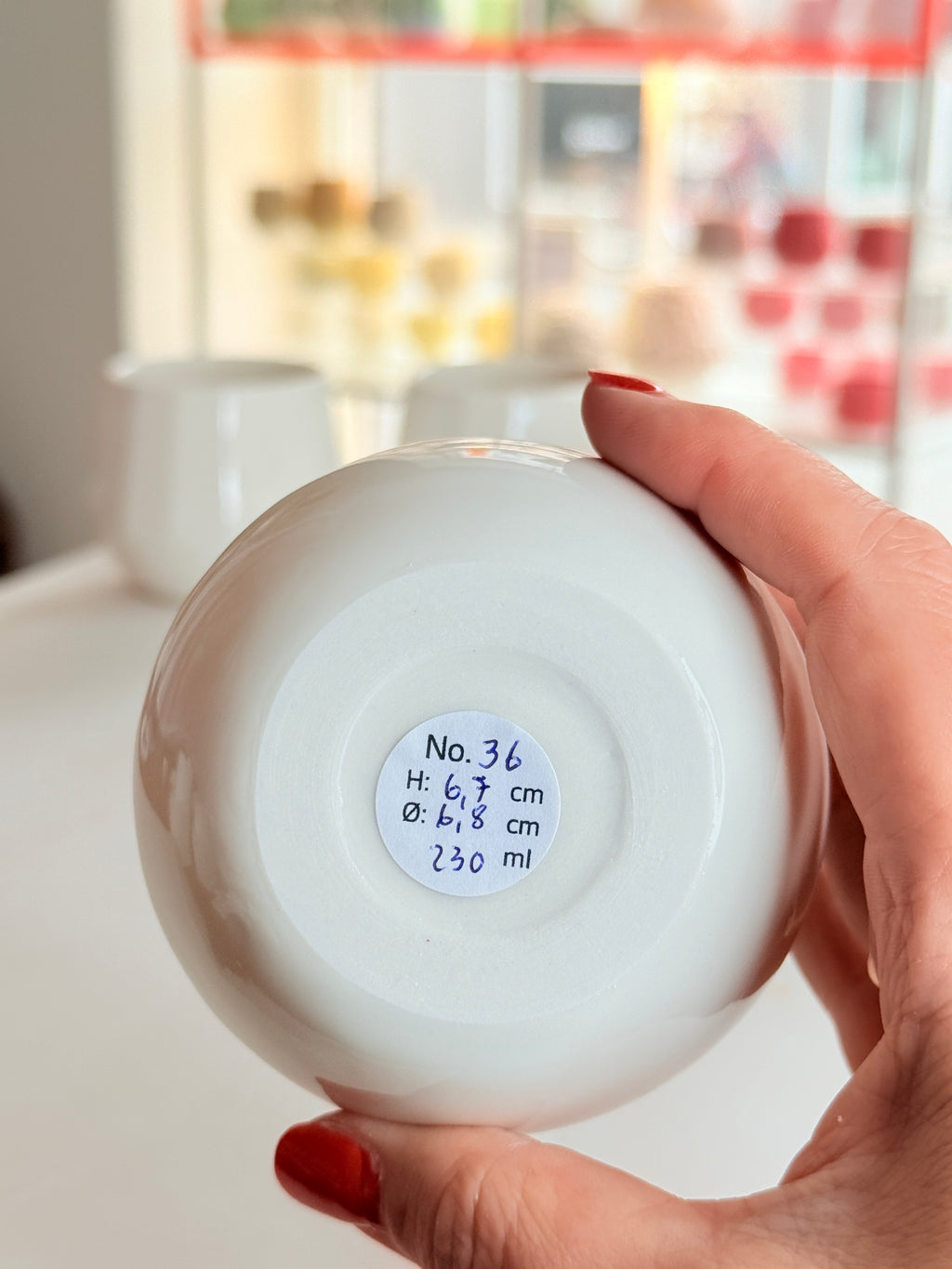 Kop nr. 36 - Porcelæn