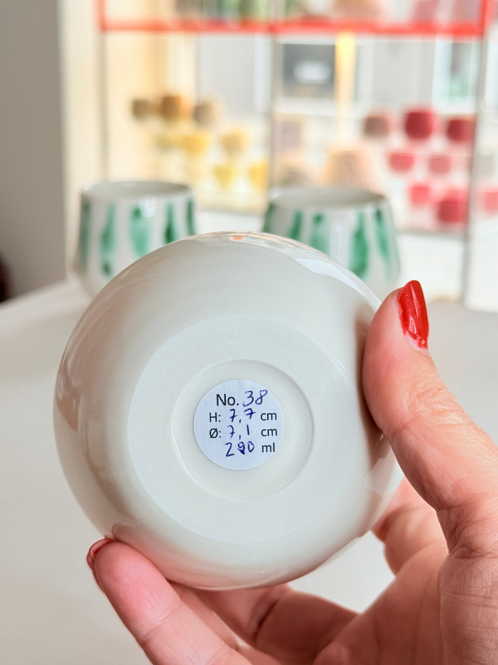 Kop nr. 38 - Porcelæn
