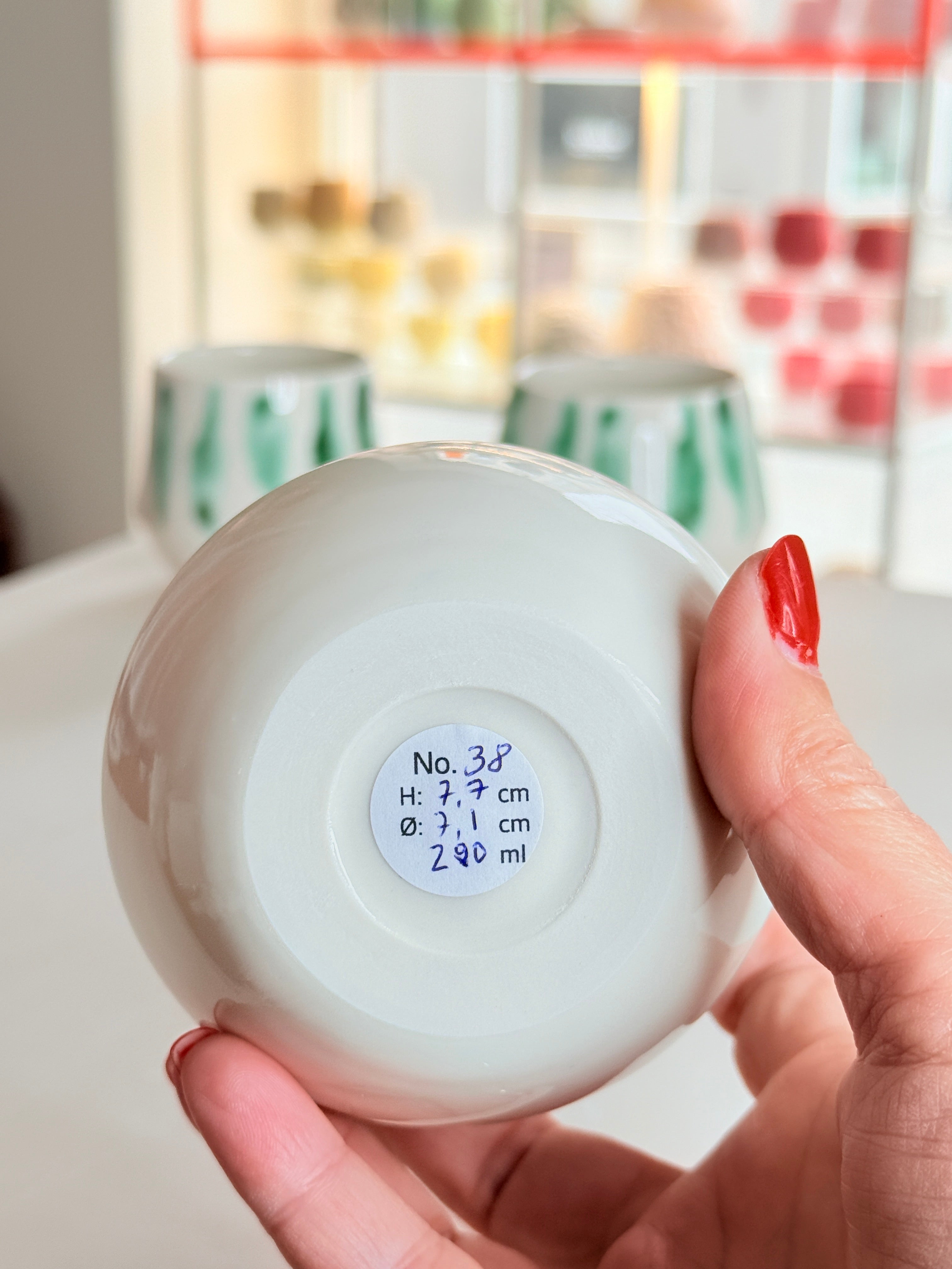 Kop nr. 38 - Porcelæn