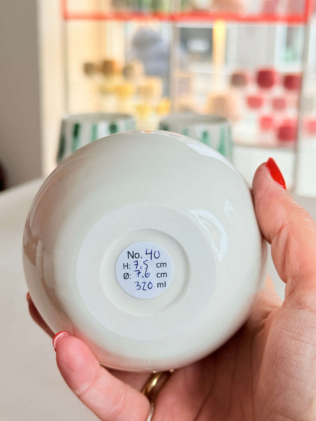 Kop nr. 40 - Porcelæn