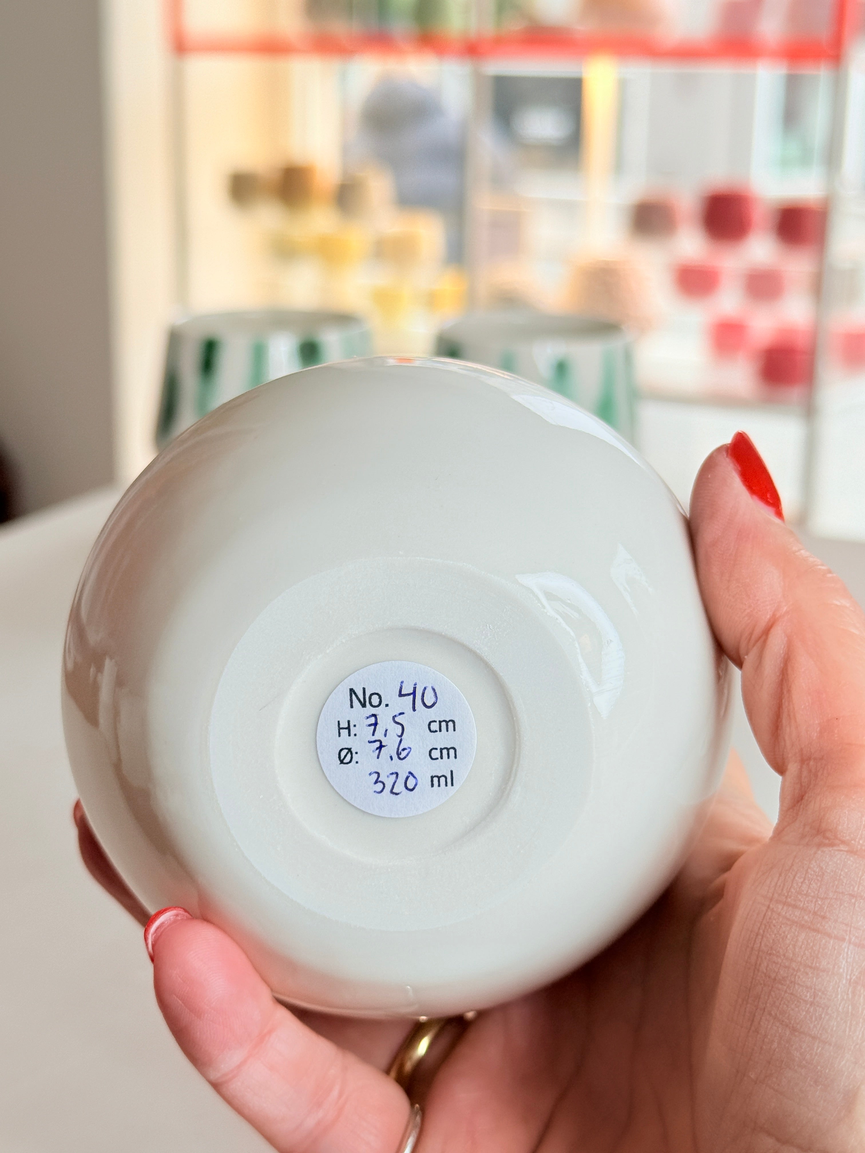 Kop nr. 40 - Porcelæn
