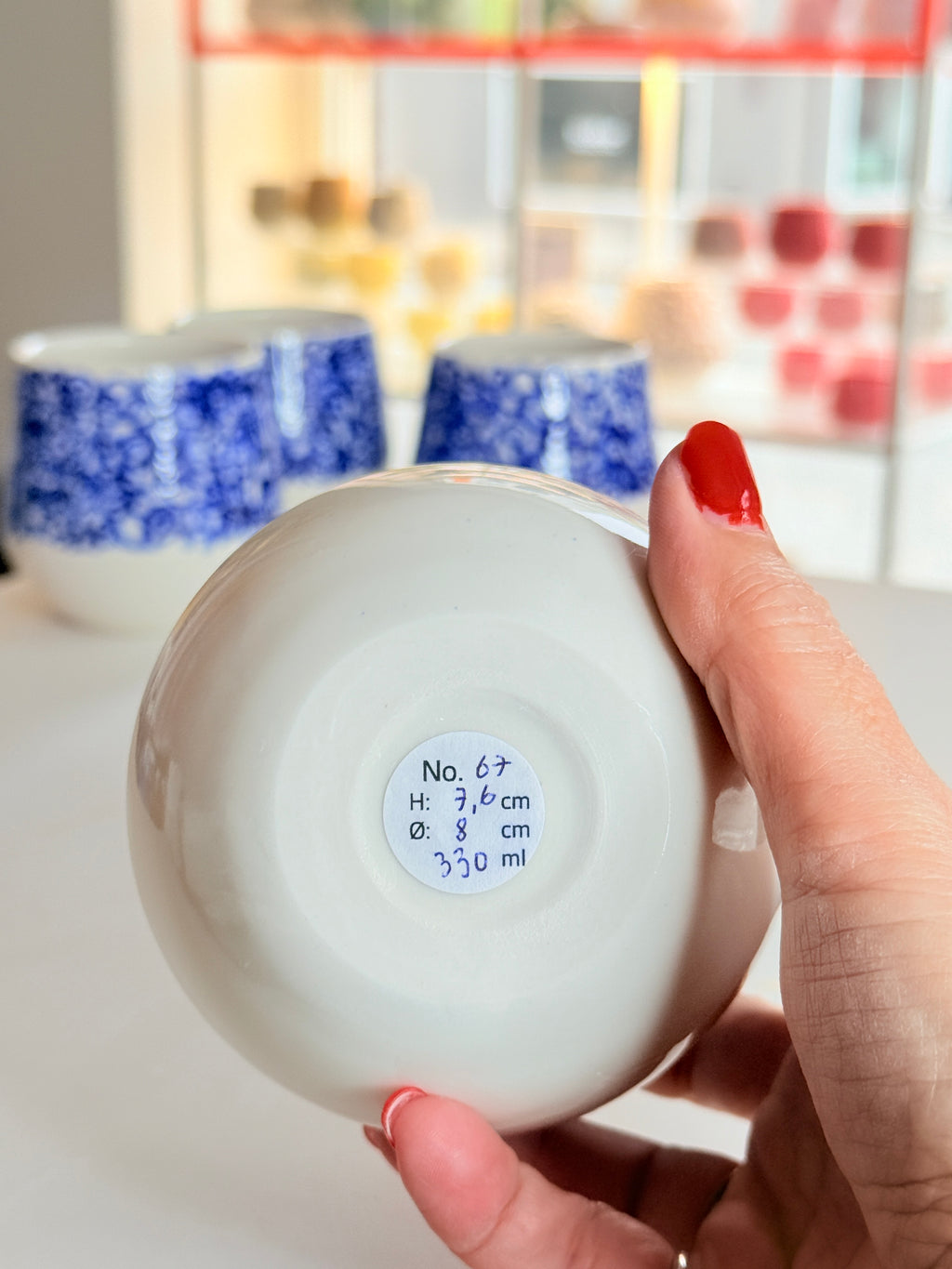 Kop nr. 67 - Porcelæn