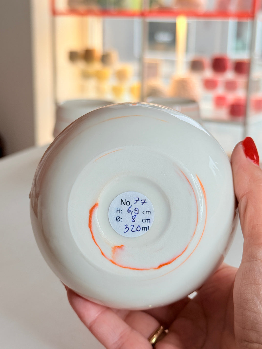 Kop nr. 77 - Porcelæn