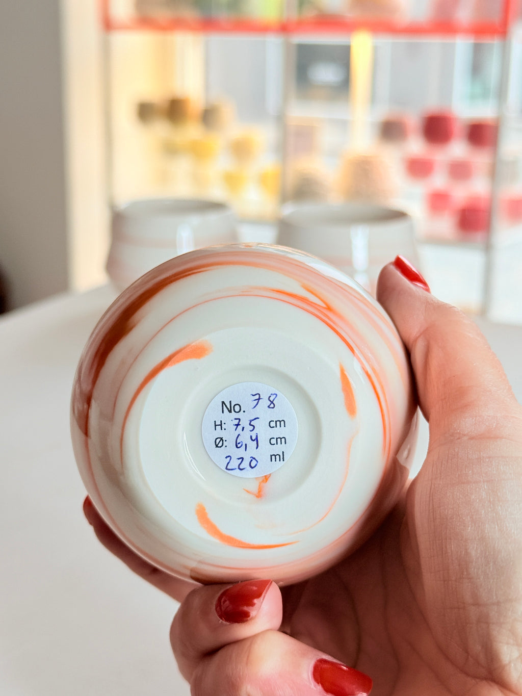 Kop nr. 78 - Porcelæn