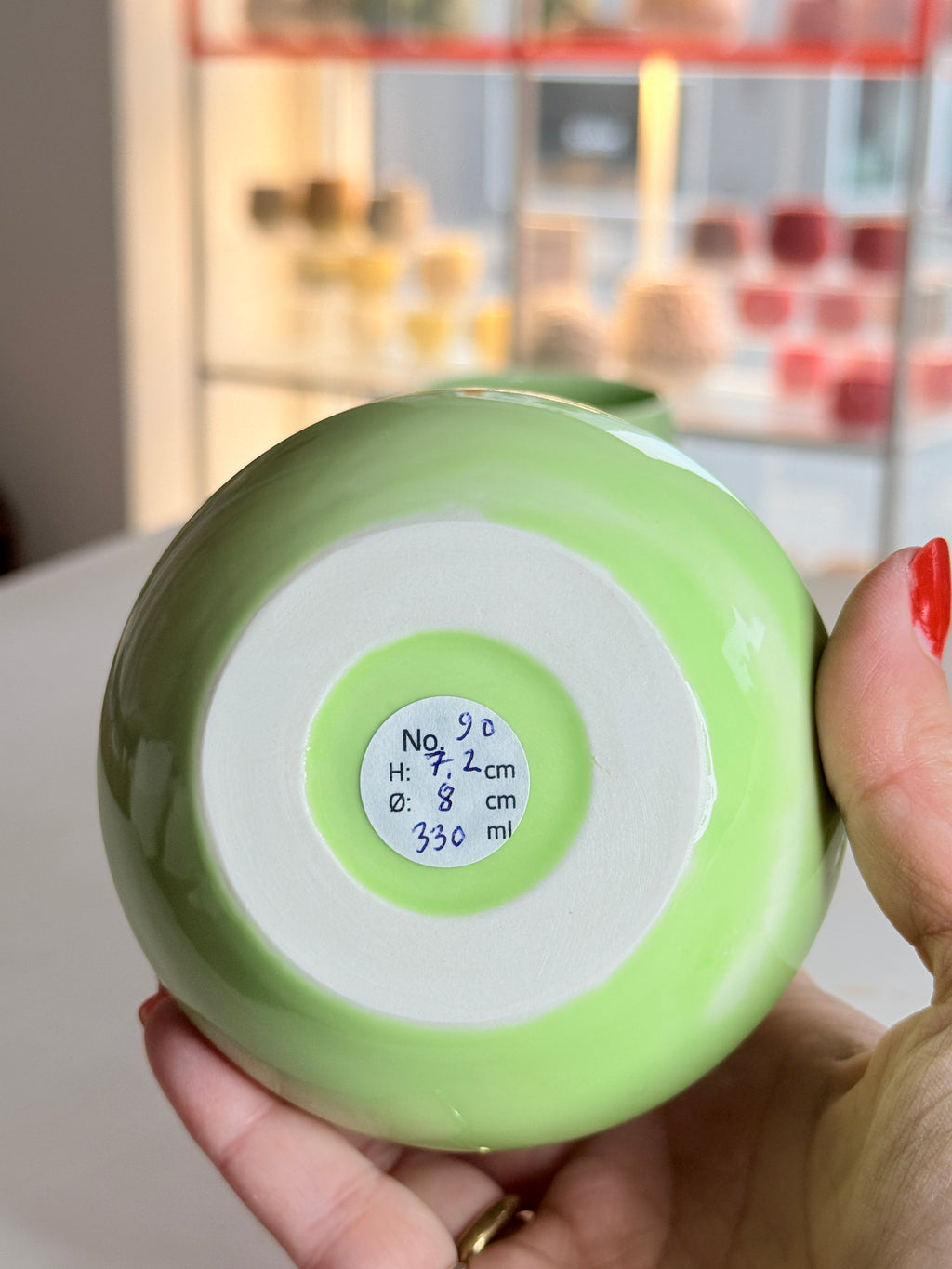 Kop nr. 90 - Porcelæn