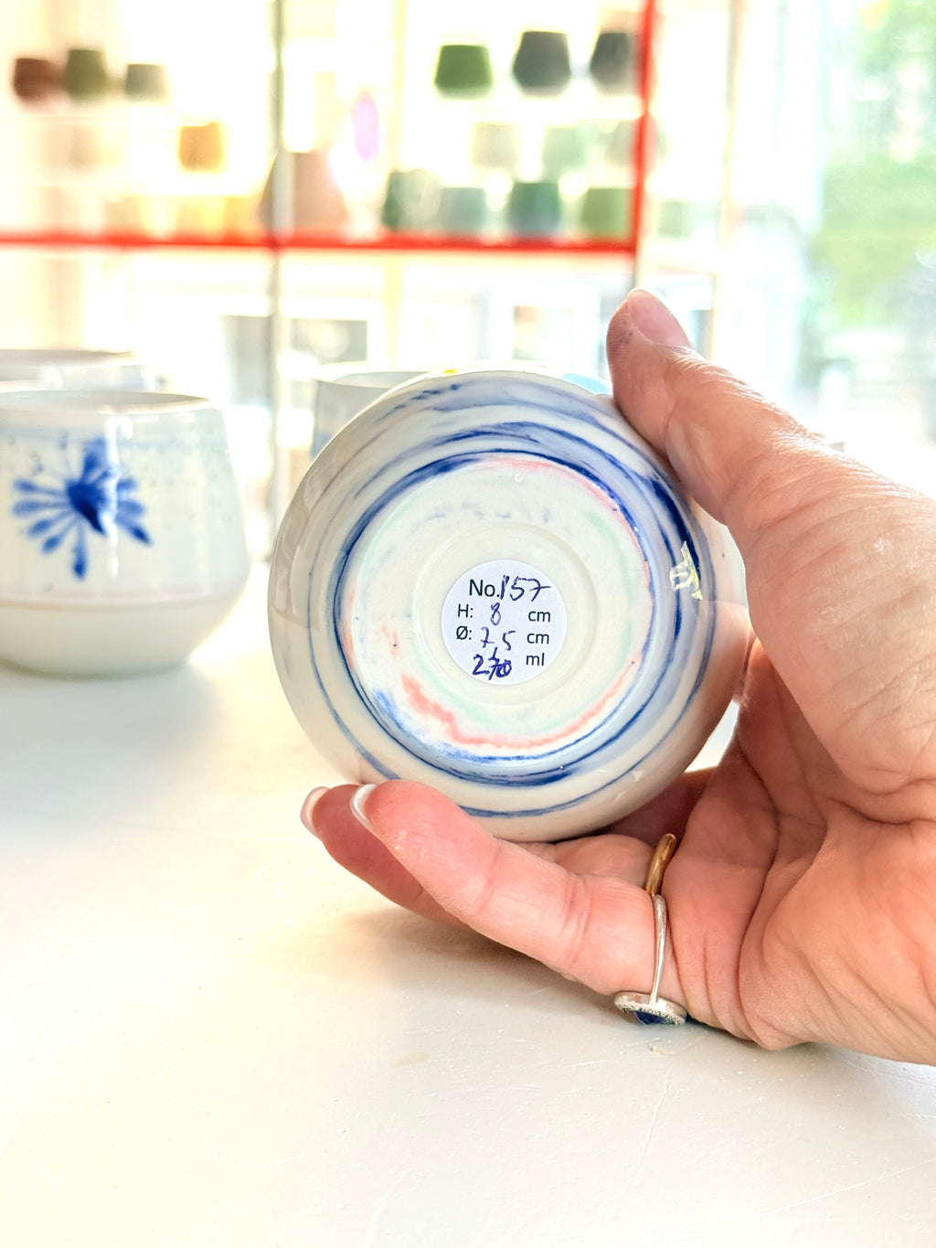 Kop nr. 157 - Porcelæn