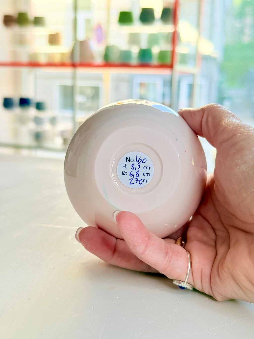 Kop nr. 160 - Porcelæn