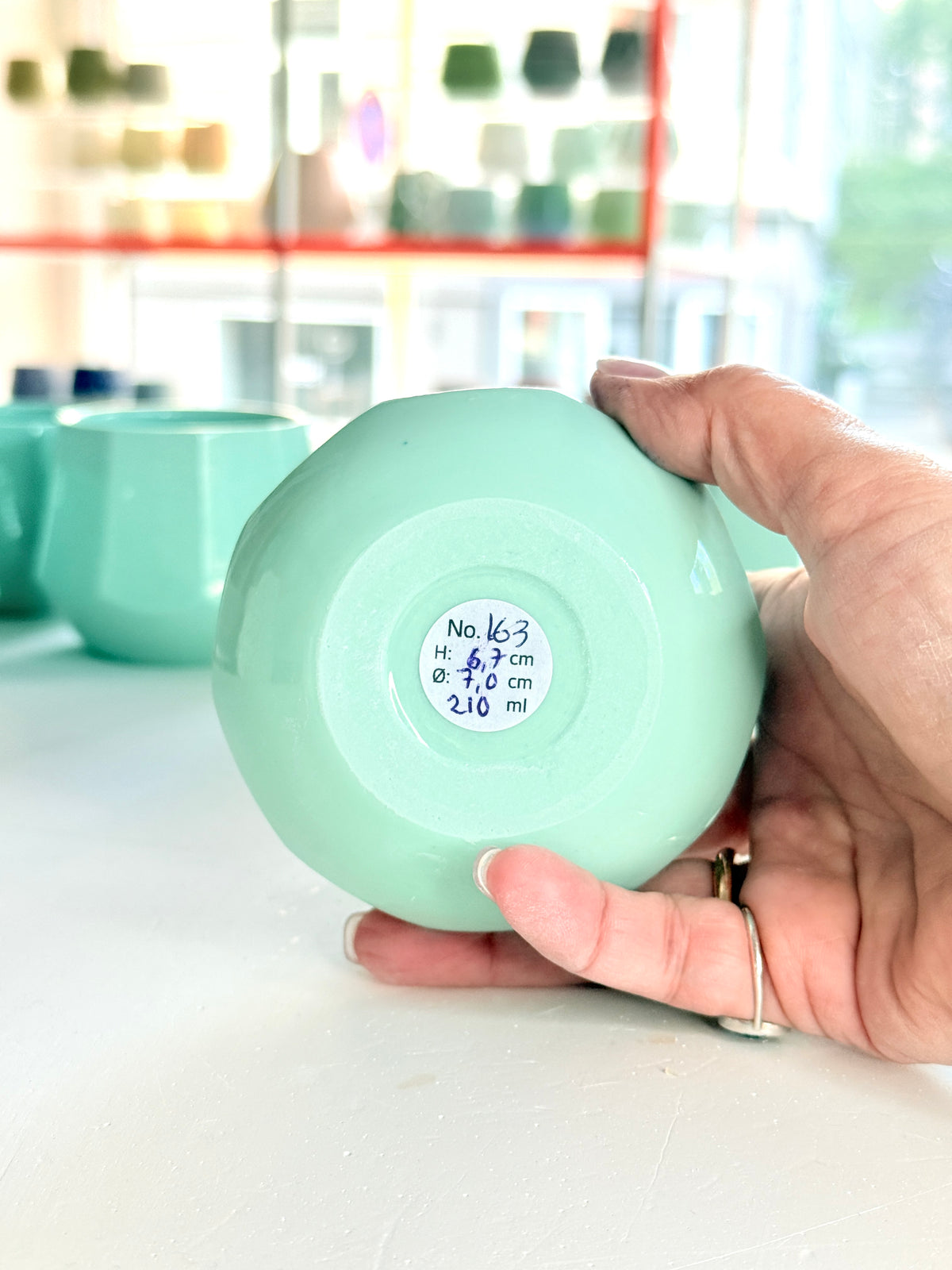 Kop nr. 163 - Porcelæn